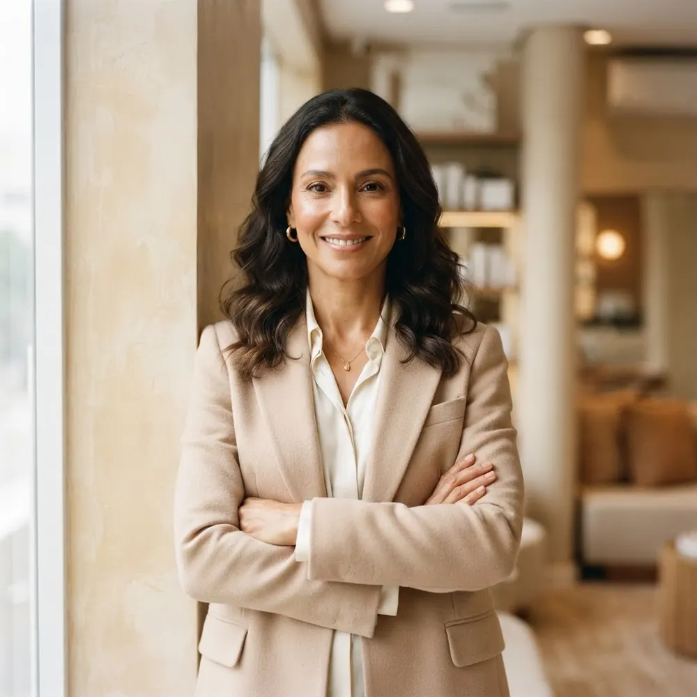 Retrato da Dra. Rivana Almeida, dermatologista